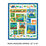 Dino Friends Fun Panel 36" for Benartex