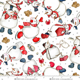 Snow Folks by Barb Tourtillotte for Henry Glass