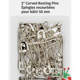Curved Basting Pins 2 inch 40ct