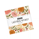 Ladybug Whimsy Charm Pack by Gingiber for Moda Fabrics