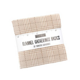 Flannel Gatherings Basics Charm Pack by Primitive Gatherings for Moda Fabrics