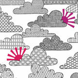 White Head In The Clouds 108" Wide Quilt Backing