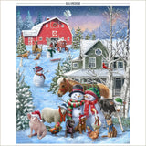 Winter Wonder Snow Friends Panel 36" by Whistler Studios for Windham Fabrics