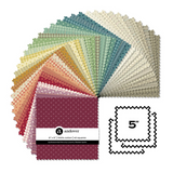 Quiltessential Minis Charm Pack by Laundry Basket Quilts for Andover Fabrics