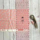 6.5" x 12" Quilters Select Non-Slip Ruler  - Limited Edition Pink