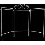 6" x 12" White Table Top Tri-Stand