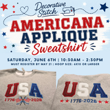 Americana Applique Sweatshirt