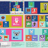 Animal Alphabet Storybook Panel by Lewis & Irene