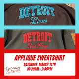 Applique Sweatshirt March