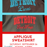 Applique Sweatshirt September