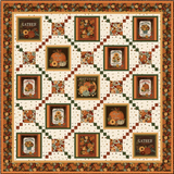 Autumn Homestead Quilt Kit 80" x 80"