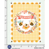 Bee My Baby Panel 36" by Miriam Wood for P&B Textiles