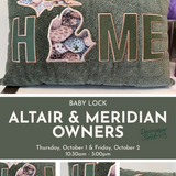 Baby Lock Altair and Meridian Owners Workshop