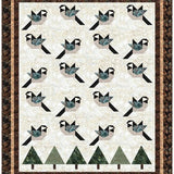 Batik Chickadee-dee-dee Quilt Kit 68" x 81"