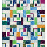 Bent Bento Quilt Kit Number 1 51" x 68"