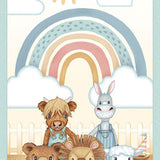 Boho Buddies Panel by Sharon Kuplack for Henry Glass Fabrics