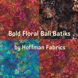 Bold Floral Bali Batiks by Hoffman Fabrics