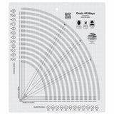 Creative Grids Ovals All Ways Quilt Ruler