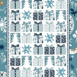 Cool Blue Christmas Pattern