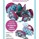 Clam Up Zippered Pouches Pattern