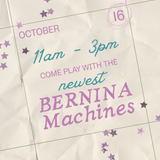 Come Play With the Newest BERNINA Machines