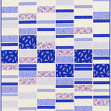 Delphinium Kyoto Steps Quilt Kit 74” x 89”