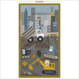 Diggers & Dozers by Whistler Studios for Windham Fabrics Panel 24 inches