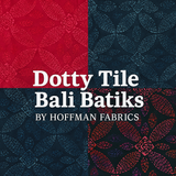 Dotty Tile Bali Batiks by Hoffman Fabrics