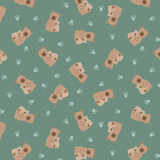 Bear Hugs Flannel by Lewis & Irene