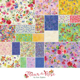 Fleur de Rose Jelly Roll by Sue Zipkin for Clothworks