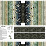Flora & Form Canvas Carryall Panel by Essoldo Design for Windham Fabrics