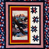 Freedom Flight Bright Stars Quilt Kit 60" x 68"