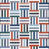 Front Porch Strip Flip Quilt Kit 60" x 72"