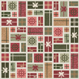 Gingerbread Lane Wrapped Quilt Kit 75 1/2" x 75 1/2"