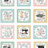 Granny's Sewing Room Panel by Sheri McCulley for Poppie Cotton