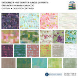 Grounded 20pc Fat Quarter Bundle by Maria Carluccio for Windham Fabrics
