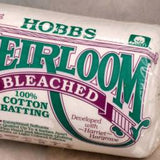 Heirloom Bleached Cotton Batting Queen 90in x 108in
