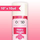 Heavy Wt CutAway White 10" x 10yd OESD