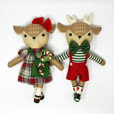 Holiday Cheer Reindeer Stuffies 36 inch Panel by Stacy Iest Hsu for Moda