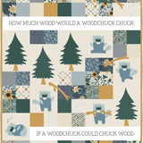 Honeybee Woodchuck Quilt Kit 45” x 54”