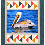 In Flight Pelican Quilt Kit 55 1/2" x 79 1/2"