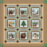 In The Wilderness The Wild Life Quilt Kit 74" x 74"