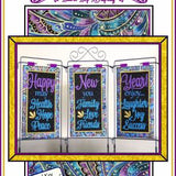 Happy New Year Table Top Display Pattern