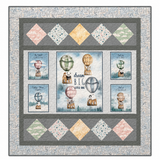 Let’s Go on an Adventure Fly High Quilt Kit 53” x 54”
