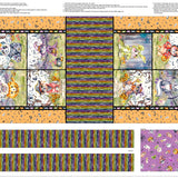 Little Darlings Halloween Tote Bag Panel