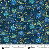 Orbit by Makower UK for Andover Fabrics
