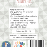 Material Girl Pattern