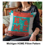 Michigan HOME Pillow Pattern