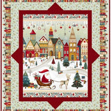 Nordic Holiday Village Simple Elegance Quilt Kit 53" x 62"