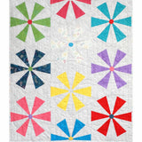 Noteworthy Hexie Blossoms Too Quilt Kit 42” x 48”